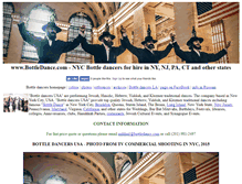 Tablet Screenshot of bottledance.com